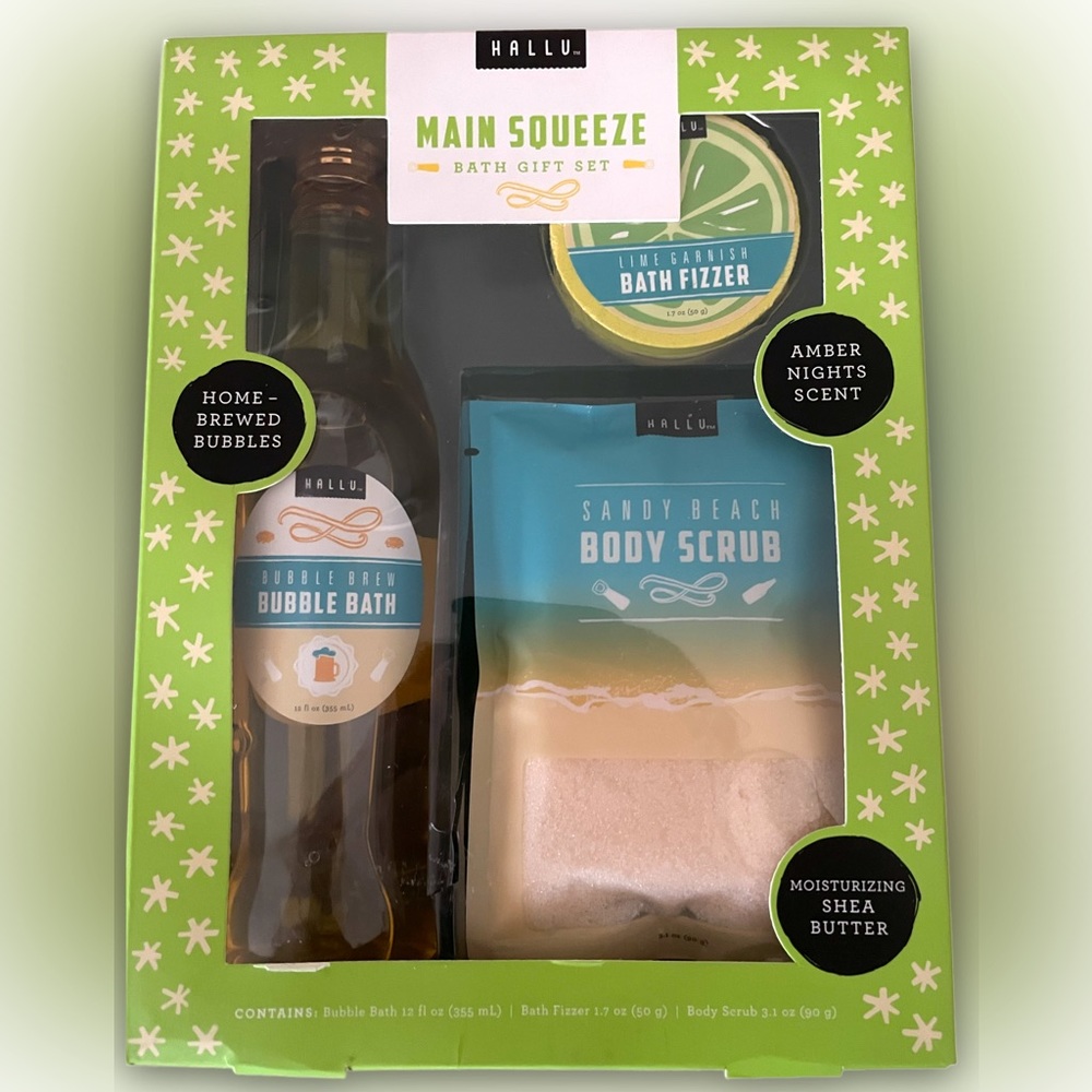 Hallu “Main Squeeze” Bath Gift Set